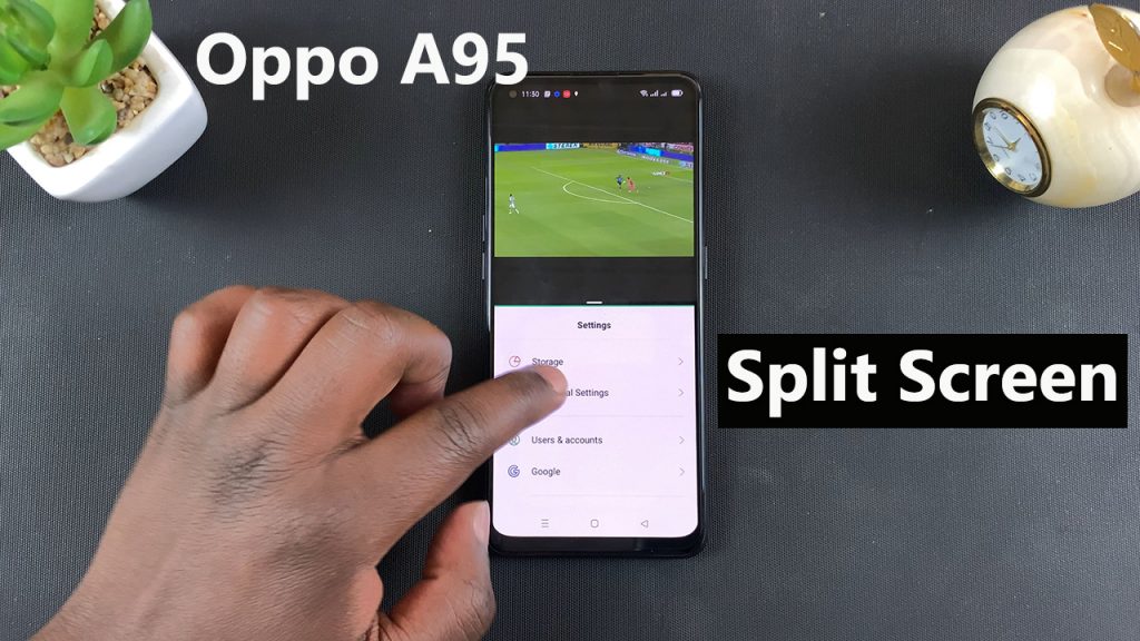 How to Split Screen Oppo A95
