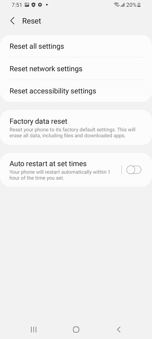 How to Factory Reset Galaxy A13