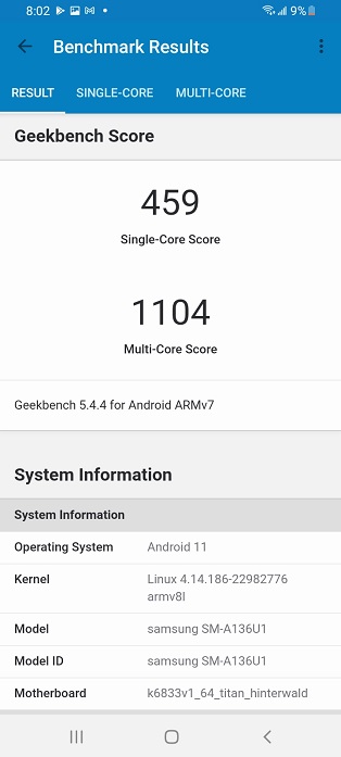 How to Run GeekBench Score Test Samsung Galaxy A13
