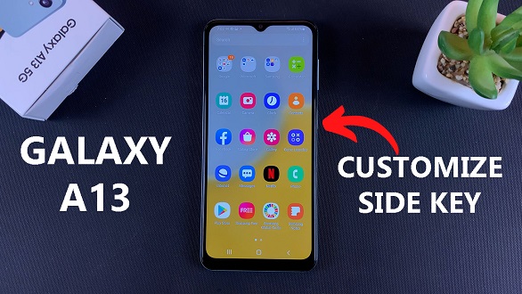 How to Customize Side Key Samsung Galaxy A13