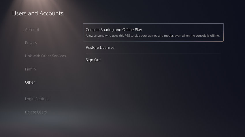 How To Enable Console Sharing and Offline Play On PlayStation 5