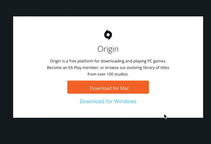 download orgin for mac