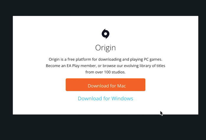 Download Origin for Mac