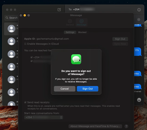 How to Disable iMessage on Mac