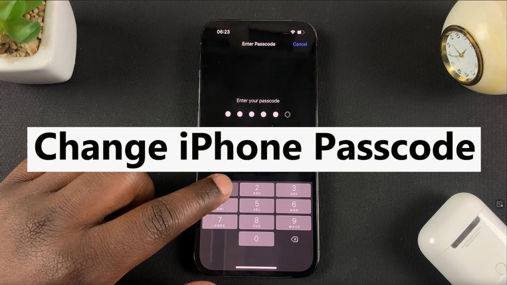 how to change iphone passcode
