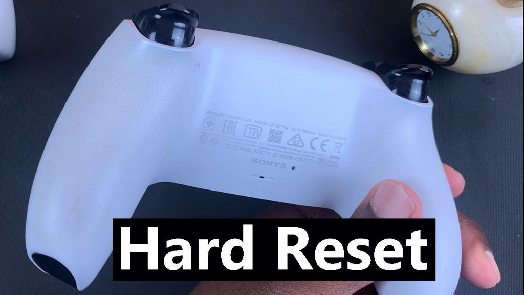 hard reset PS5 controller