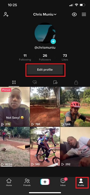 Add Instagram to TikTok