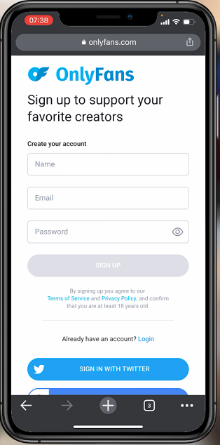 How To Create an OnlyFans Account