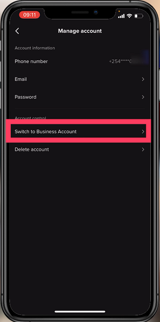 How To Enable A Business TikTok Account