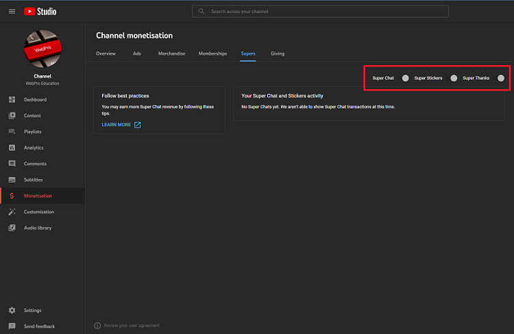 How To Enable Super Thanks on YouTube Channel How To Enable Super Thanks on YouTube Channel