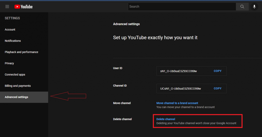 How To Hide or Delete Your YouTube Channel