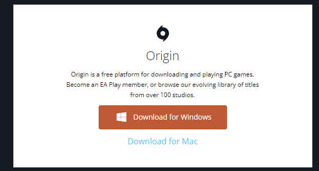 origin install
