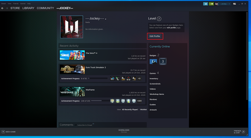 How to Make Inventory Public in Steam