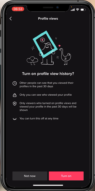 see who viewed tiktok profile