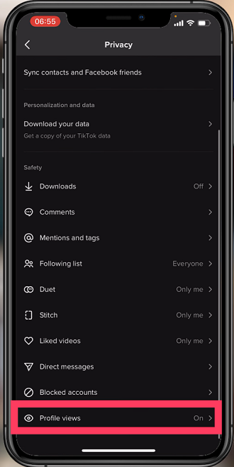 How To Turn On Profile View History on TikTok

see who viewed tiktok profile