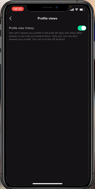 see who viewed tiktok profile
