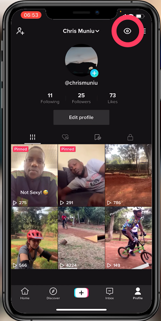 see who viewed tiktok profile