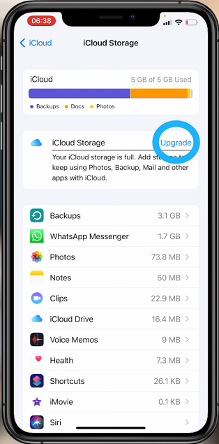 How To Upgrade iCloud Storage Space