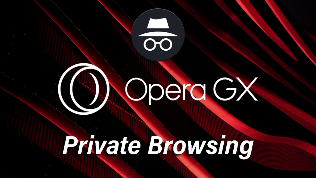 Opera GX private browsing