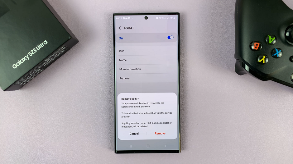 How To Delete or Remove eSIM Profile On Samsung Galaxy S23's
