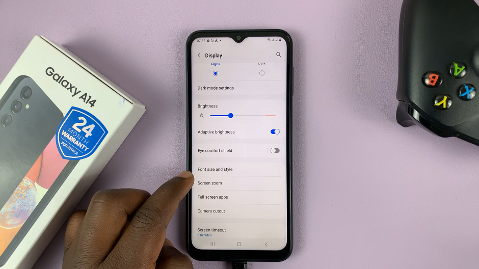 How To Change Font Size On Samsung Galaxy A14