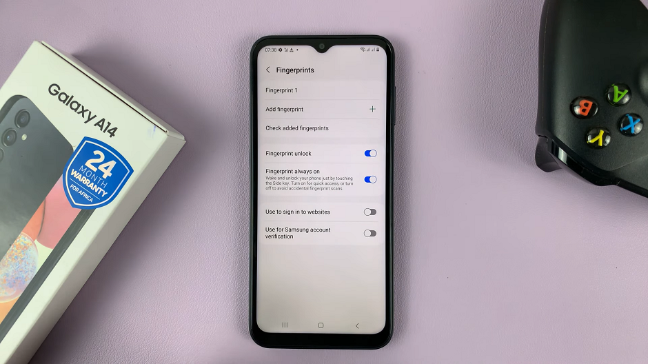How To Remove Fingerprint On Samsung Galaxy A14