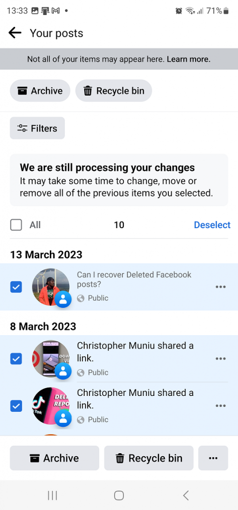 How To Delete All Facebook Posts