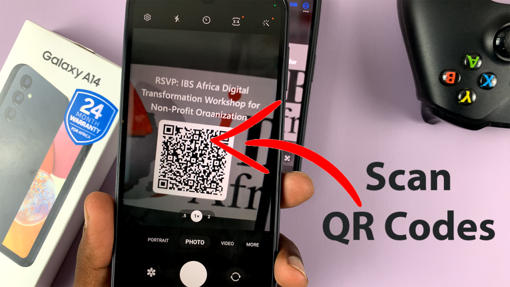 How To Scan QR Codes On Samsung Galaxy A14