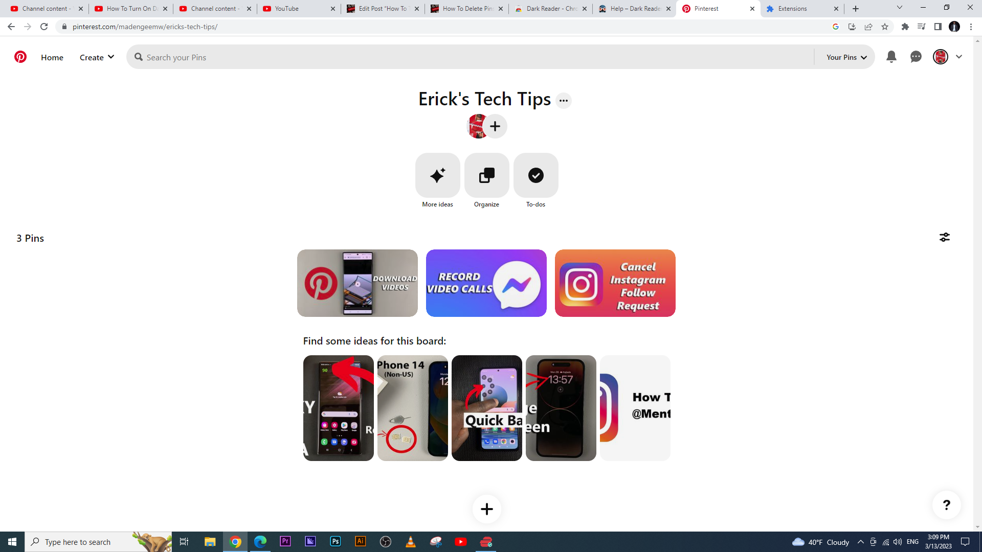 How To Turn On Dark Mode On Pinterest Desktop