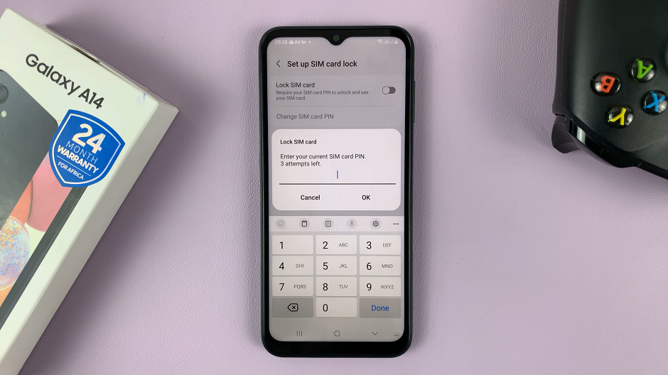 How To Add SIM PIN On Samsung Galaxy A14