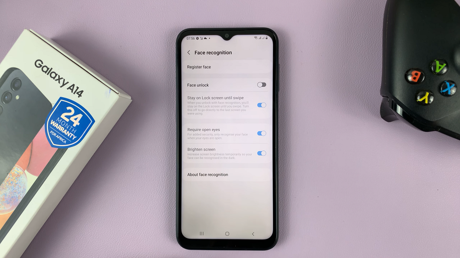 How To Delete Face Unlock Data On Samsung Galaxy A14