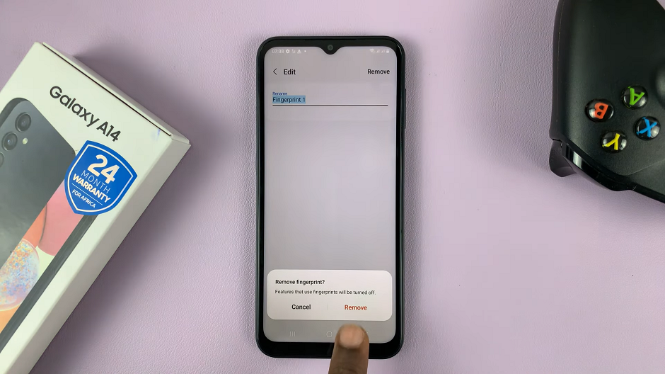 How To Delete Fingerprint On Samsung Galaxy A14