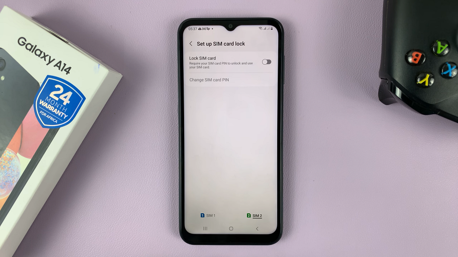 How To Add SIM PIN On Samsung Galaxy A14