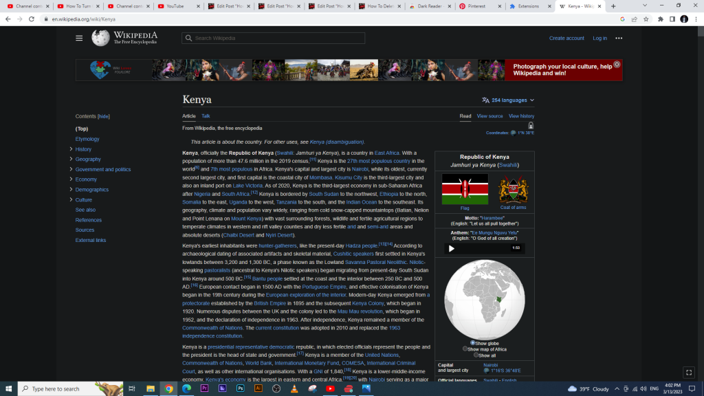 How to enable dark mode on Wikipedia
