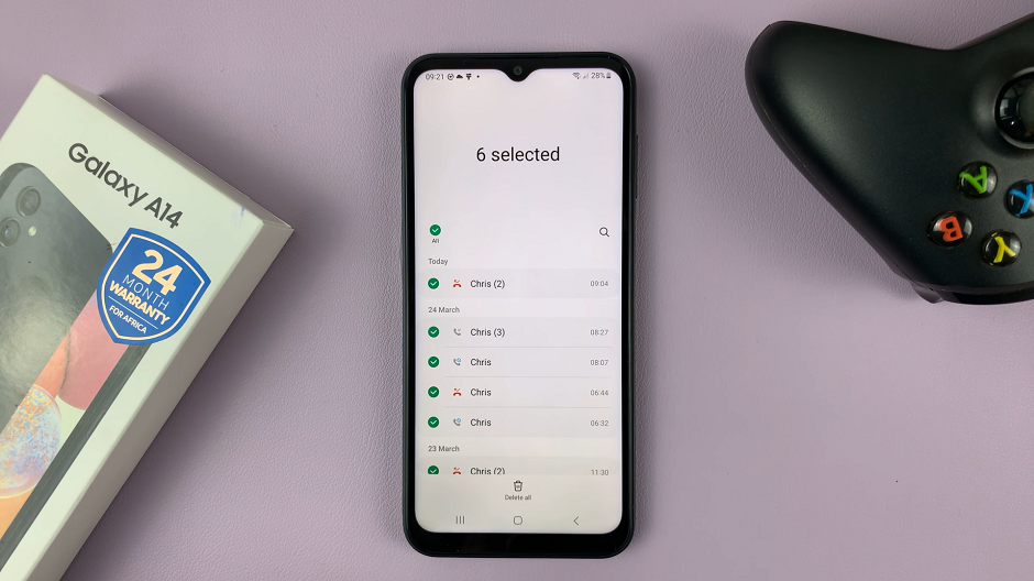 How To Delete Recent Call Log History On Samsung Galaxy A14