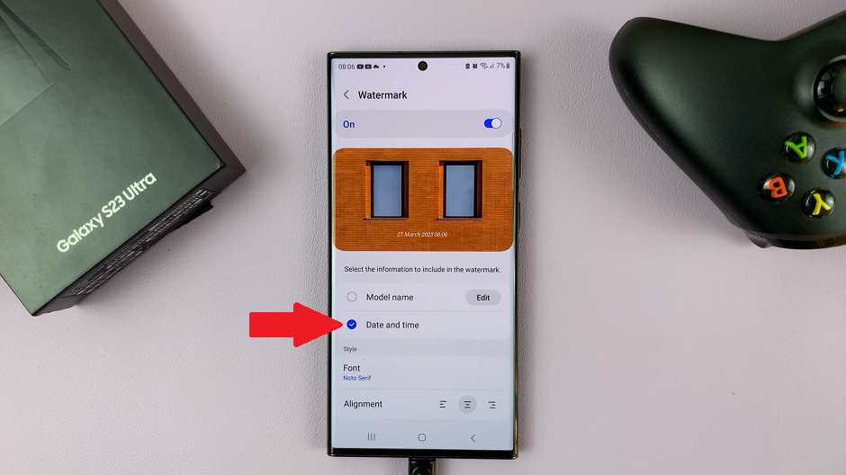 How To Add Date and Time To Photos On Samsung Galaxy S23's