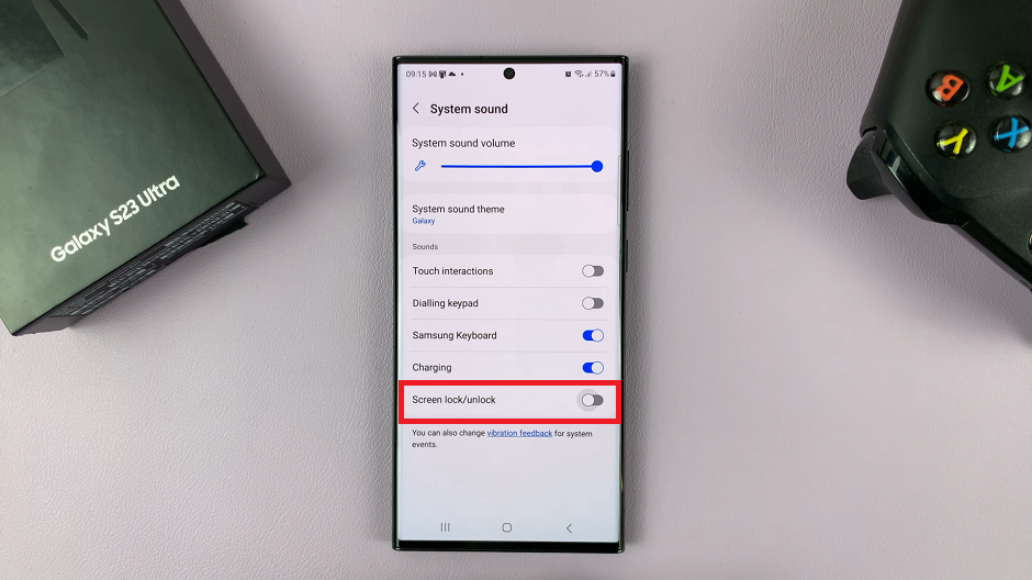 Disable Screen Lock & Unlock Sounds On Galaxy S23