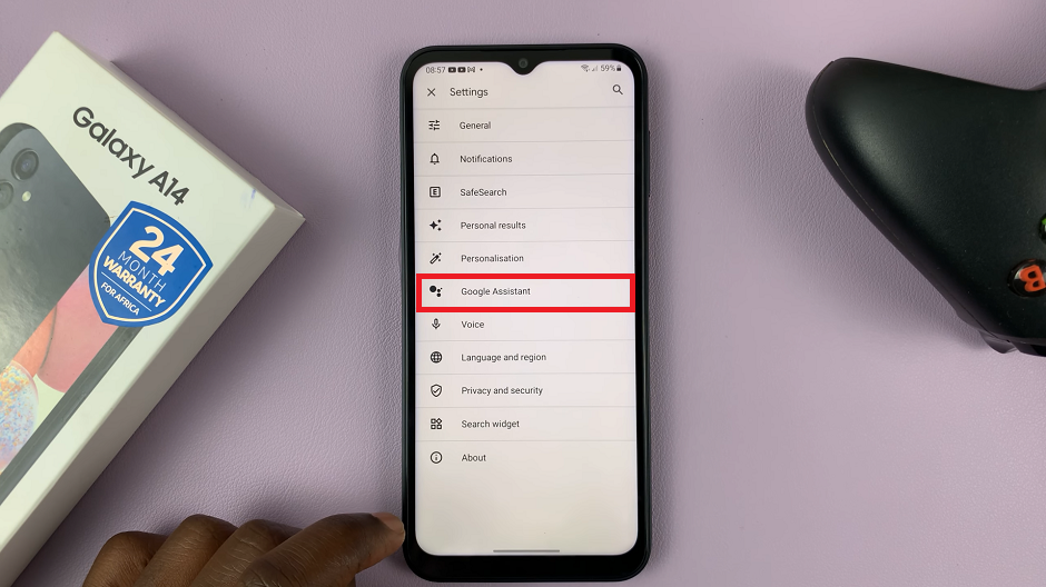 Enable Google Assistant On Samsung Galaxy A14