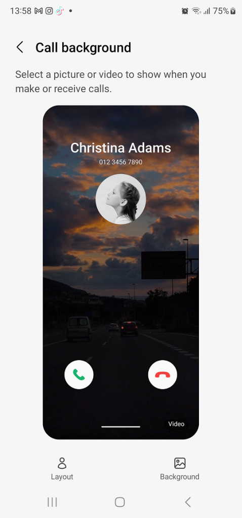 How To Set Video As Incoming Call Background On Samsung Galaxy S23