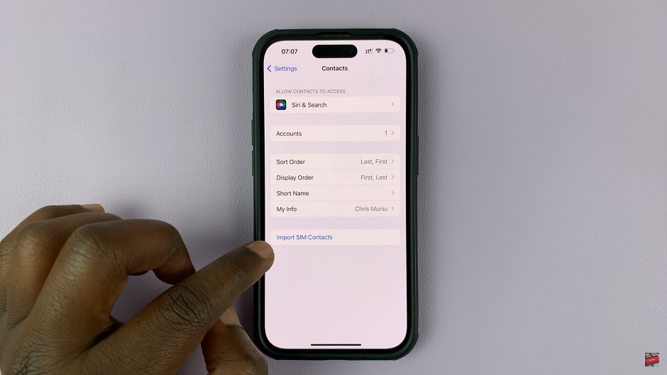 How To Import SIM Contacts Into iPhone