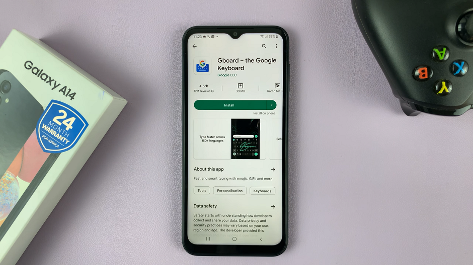 Add or Install Gboard To Samsung Galaxy A14