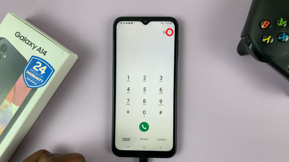 How To Answer and End Calls With Galaxy A14 Physical Buttons