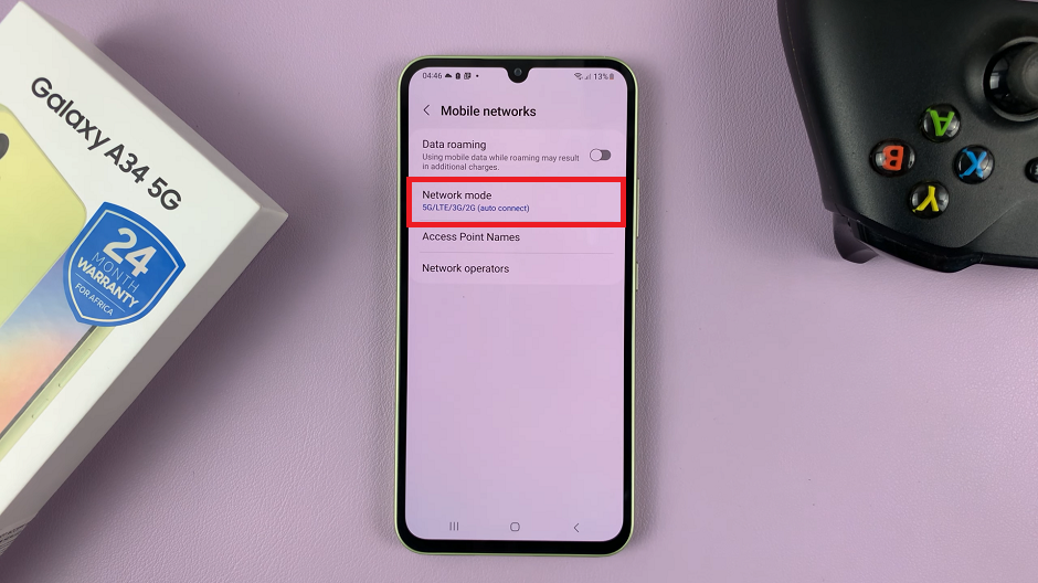 Turn Off 5G On Samsung Galaxy A34 5G