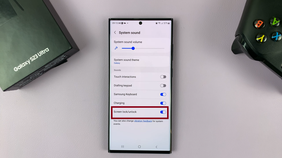 Enable Screen Lock & Unlock Sounds On Galaxy S23