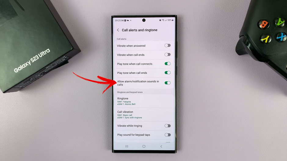 Turn On Notification Sounds During Call