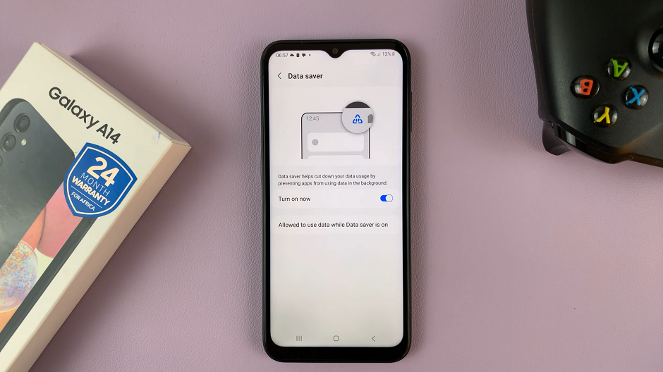 Enable Data Saver On Galaxy A14