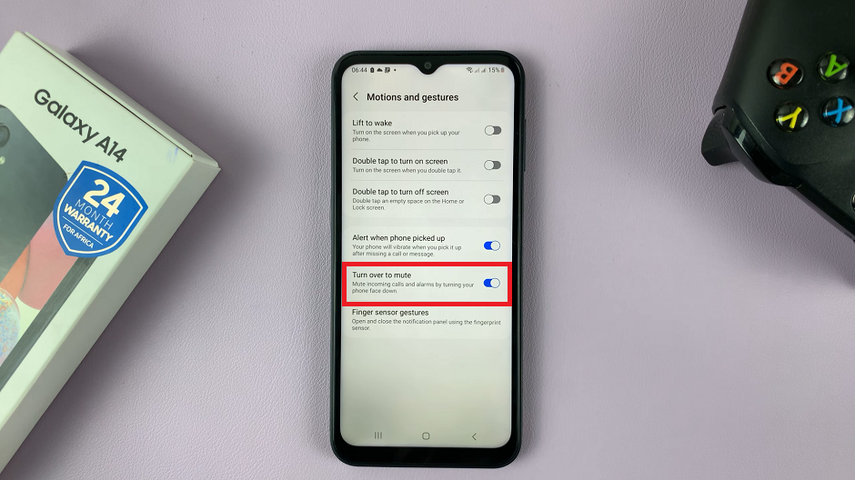 Flip To Mute Incoming Calls On Galaxy A14