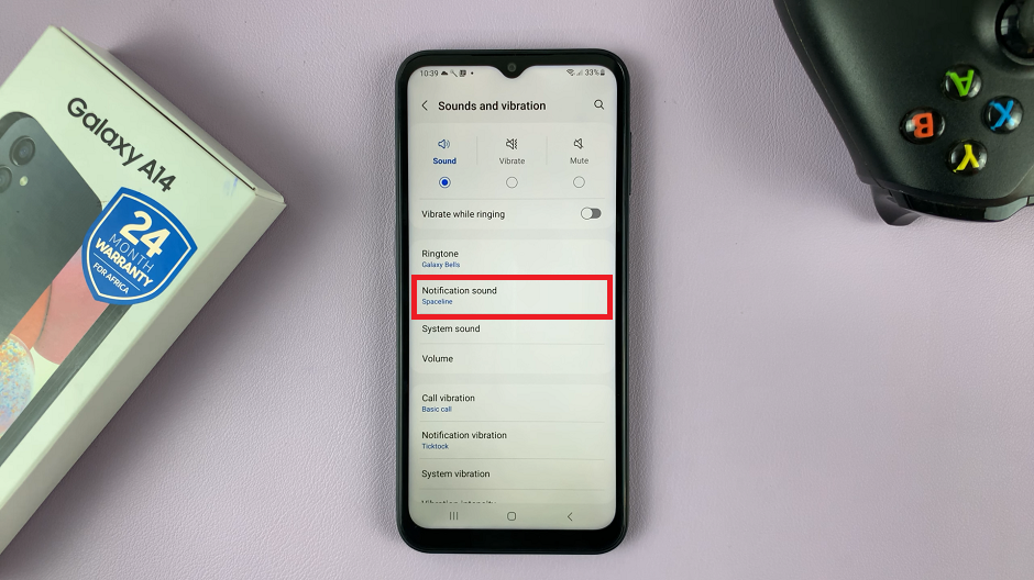 Mute All Notification Sounds On Galaxy A14