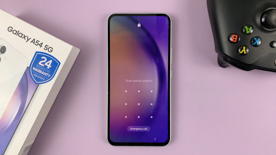 How To Set Up Lock Screen Pattern On Samsung Galaxy A54 5G