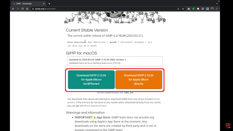 How To Install GIMP Image Editor On MacBook